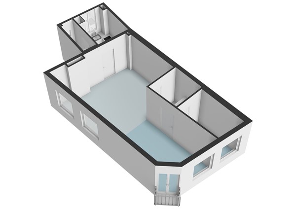 Floorplan - Mauritsstraat 10, 2316 ST Leiden